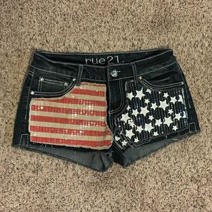 American flag shorts